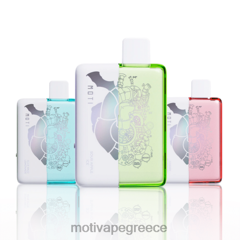 0B6XL68 MOTI Duo 9000 ατμούς μιας χρήσης (5%, 9000 ρουφηξιές) πάγος βατόμουρου | MOTI vape flavors Greece