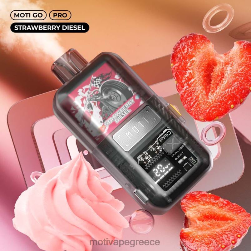 0B6XL18 MOTI Go Pro ατμός μιας χρήσης (5%, 12000 ρουφηξιές) ροζ λεμονάδα | MOTI vape flavors Greece