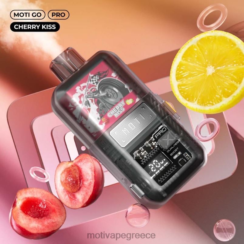 0B6XL18 MOTI Go Pro ατμός μιας χρήσης (5%, 12000 ρουφηξιές) ροζ λεμονάδα | MOTI vape flavors Greece